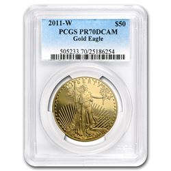 2011-W 1 oz Proof Gold American Eagle PR-70 PCGS