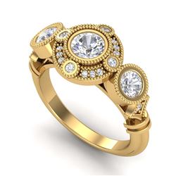 2.57 ctw H-SI/I Diamond Stud Earrings 10K Rose Gold