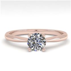 1.01 ctw VS/SI Oval Cut Diamond Ring 14K White Gold