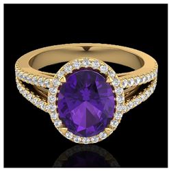 1.15 ctw SI Fancy Blue Diamond Bypass Ring 10K Rose Gold
