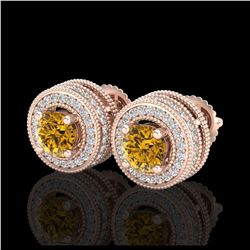 38.37 ctw Peridot & Diamond Necklace 14K White Gold