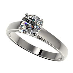 2.0 ctw Black Diamond Stud Earrings 18K White Gold