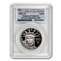 2005-W 1 oz Proof Platinum American Eagle PR-69 PCGS