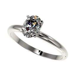 2.50 ctw Intense Blue Diamond Ring 10K Rose Gold