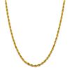 Image 1 : 10k Yellow Gold 4.25 mm Semi-Solid Rope Chain - 24 in.