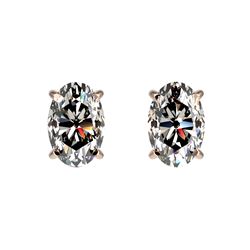1.52 ctw Intense Blue Diamond Ring 10K White Gold