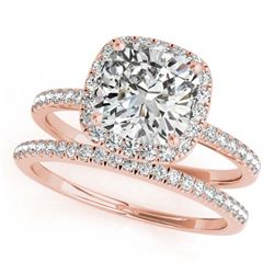 10 ctw SI/I Diamond Necklace 18K Rose Gold