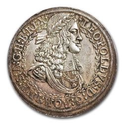 1670 Austria Silver 2 Thaler Leopold I MS-65 NGC