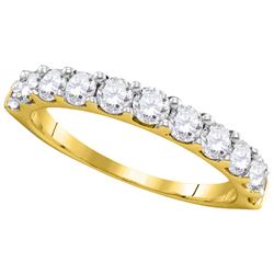 14kt White Gold Round Diamond Solitaire Bridal Wedding Engagement Ring 5/8 Cttw