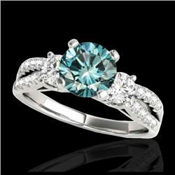 16.22 ctw Aquamarine & Diamond Earrings 14K Rose Gold