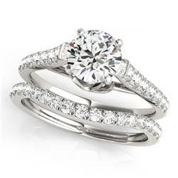 1.25 ctw VS/SI Oval Diamond Ring 10K Rose Gold
