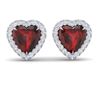 Image 1 : 2.70 ctw Garnet & VS/SI Diamond Ring 18K Yellow Gold