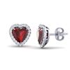 Image 2 : 2.70 ctw Garnet & VS/SI Diamond Ring 18K Yellow Gold