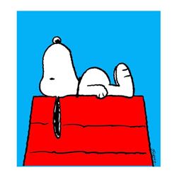 Peanuts, "Take A Moment" Hand Numbered Canvas (40"x44") Limited Edition Fine Art Print with Certific