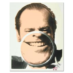 Ringo (Protege of Andy Warhol's Apprentice - Steve Kaufman), "Jack" One-of-a-Kind Hand Pulled Silksc