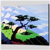 Image 3 : "Cows, Coast, Tree" Limited Edition Giclee on Canvas by Larissa Holt, Numbered and Signed. This piec