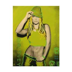 Ringo Daniel Funes, (Protege of Andy Warhol's Apprentice, Steve Kaufman), "Brittney" One-of-a-Kind M