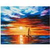 Image 1 : Leonid Afremov (1955-2019) "Touch of Horizon" Limited Edition Giclee on Canvas, Numbered and Signed.