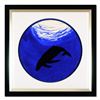 Image 1 : Wyland -"Whale" Framed Original Watercolor Painting, Hand Signed with Certificate of Authenticity.