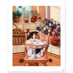 "Sunday Brunch" Limited Edition Lithograph by Barbara Higgins-Bond. Numbered and Hand Signed by the 