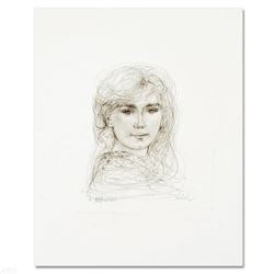 "Inga" Limited Edition Lithograph by Edna Hibel, Numbered and Hand Signed with Certificate of Authen