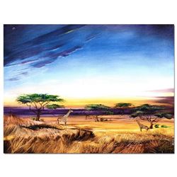 "Africa at Peace" Limited Edition Giclee on Canvas by Martin Katon, Numbered and Hand Signed. This p