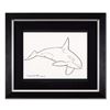 Image 1 : Wyland, "Orca" Framed Original Sketch, Hand Signed with Certificate of Authenticity.