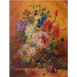 Alexander Borewko- Original Oil on Canvas "Bouquet of Flowers"