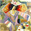 Image 2 : Isaac Maimon, "Dream Away" Original Acrylic Painting, Hand Signed with Certificate of Authenticity.