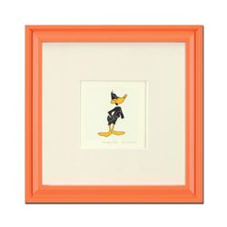 "Daffy Duck" Framed Limited Edition Etching with Hand-Tinted Color and Numbered.