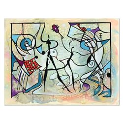 Roshvan, Original Acrylic and Watercolor Painting, Hand Signed with Letter of Authenticity.