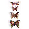 Image 1 : Patricia Govezensky- Original Painting on Cutout Steel (Set of 4) "Set of 4 Butterflies"