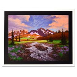 Jon Rattenbury, "Poetic Spring" Limited Edition Giclee on Canvas, Numbered and Hand Signed by the Ar