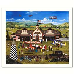 "Franklin Field's First Annual Air Fair" Limited Edition Lithograph by Jane Wooster Scott, Numbered 