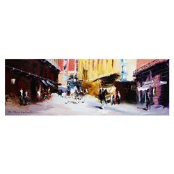 Shalva Phachoshvili- Original Oil on Canvas "Day Life"