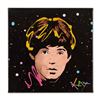 Image 2 : KAT, "4 Panel Beatles Set" Original Acrylic Painting on Gallery Wrapped Canvas, Hand Signed with Cer