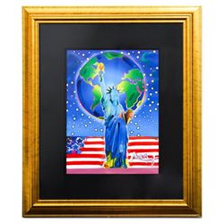 Peter Max- Original Mixed Media "Peace On Earth"