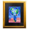 Image 1 : Peter Max- Original Mixed Media "Peace On Earth"