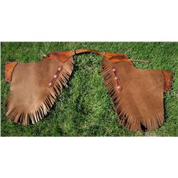 Custom Leather Chinks by LM Ryan Amundson