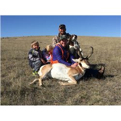 A 3 Day private land youth antelope hunt near Gillette, WY for 2020