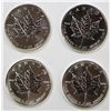 Image 2 : (2) 2007 AND (2) 2008 CANADA MAPLE LEAVES