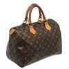 Image 1 : Louis Vuitton Monogram Canvas Leather Speedy 30 cm Bag