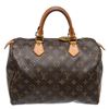 Image 2 : Louis Vuitton Monogram Canvas Leather Speedy 30 cm Bag