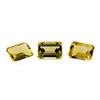 Image 1 : 19.49 ctw.Natural Emerald Cut Citrine Quartz Parcel of Three