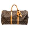 Image 1 : Louis Vuitton Monogram Canvas Leather Keepall 50 cm Duffle Bag Luggage