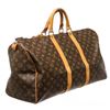 Image 3 : Louis Vuitton Monogram Canvas Leather Keepall 50 cm Duffle Bag Luggage
