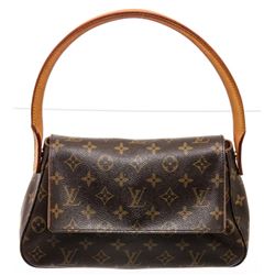 Louis Vuitton Monogram Canvas Leather Looping PM Shoulder Bag