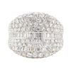 Image 2 : 3.72 ctw Diamond Ring - 18KT White Gold