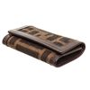 Image 6 : Fendi Brown Zucca Canvas Leather 6 Key Holder