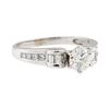 Image 1 : 1.59 ctw Diamond Ring - 14KT White Gold